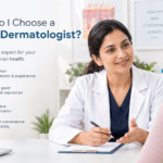 Woman consulting a dermatologist to learn how to choose a good dermatologist